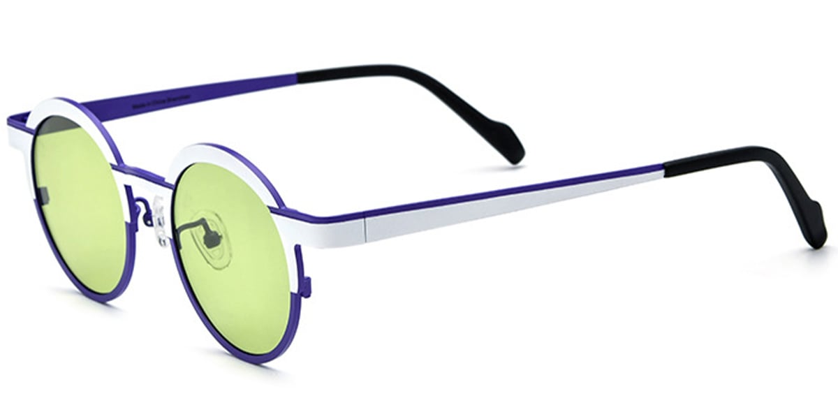 Titanium Round Sunglasses SG7018