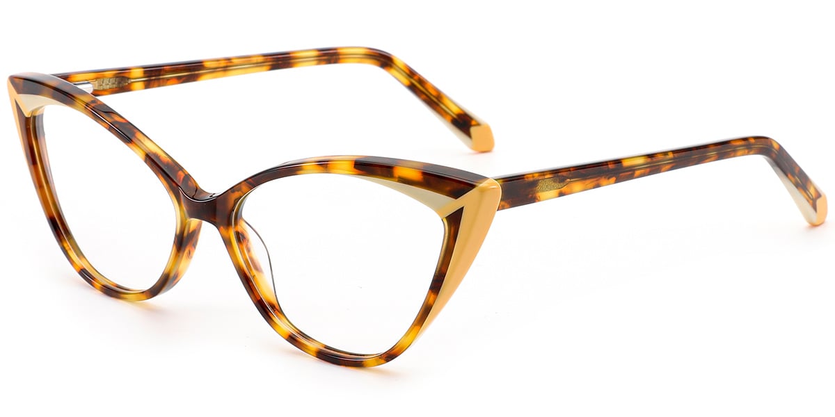 Acetate Cat Eye Frame F8494