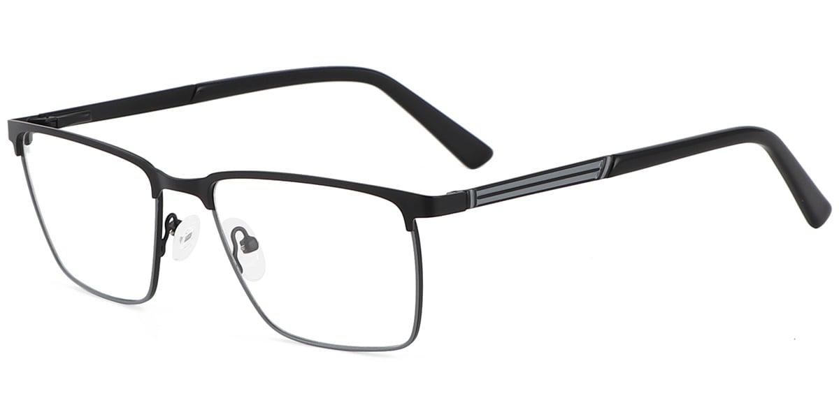 Acetate Metal Rectangle Frame F8875