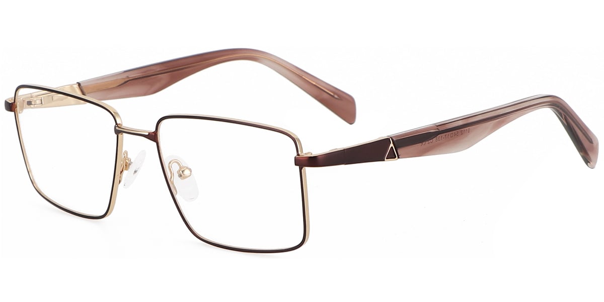 Acetate Metal Rectangle Frame F9337