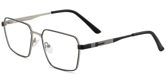 Acetate Metal Square Frame F9002