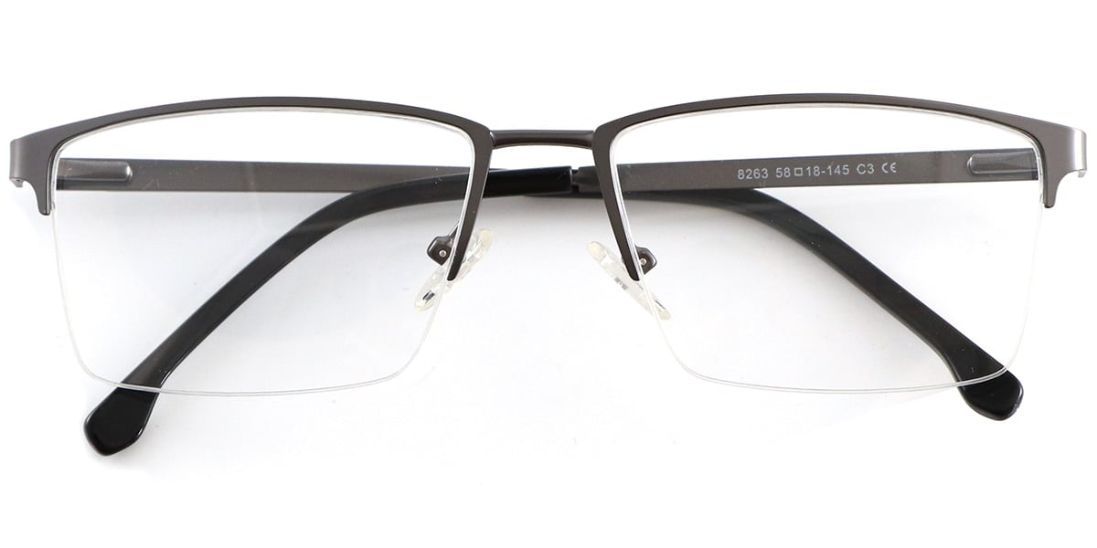 Acetate Metal Rectangle Frame F8538