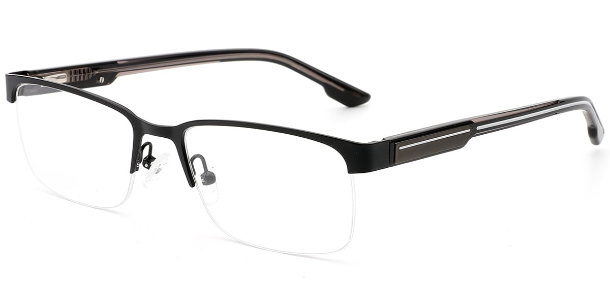 Acetate Metal Rectangle Frame F9736