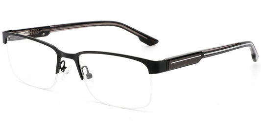 Acetate Metal Rectangle Frame F9736