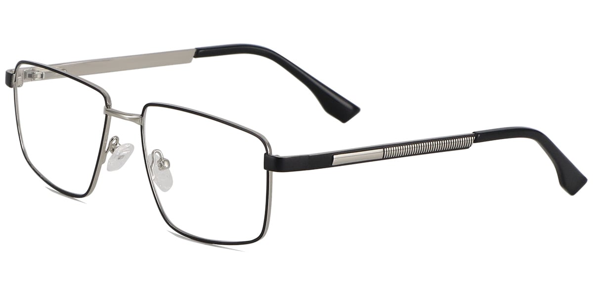 Acetate Metal Square Frame F9007