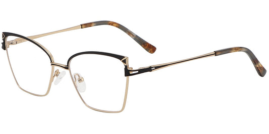 Acetate Metal Square Frame F9019