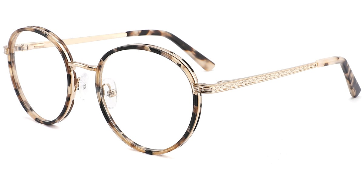 Round Eyeglasses F9743