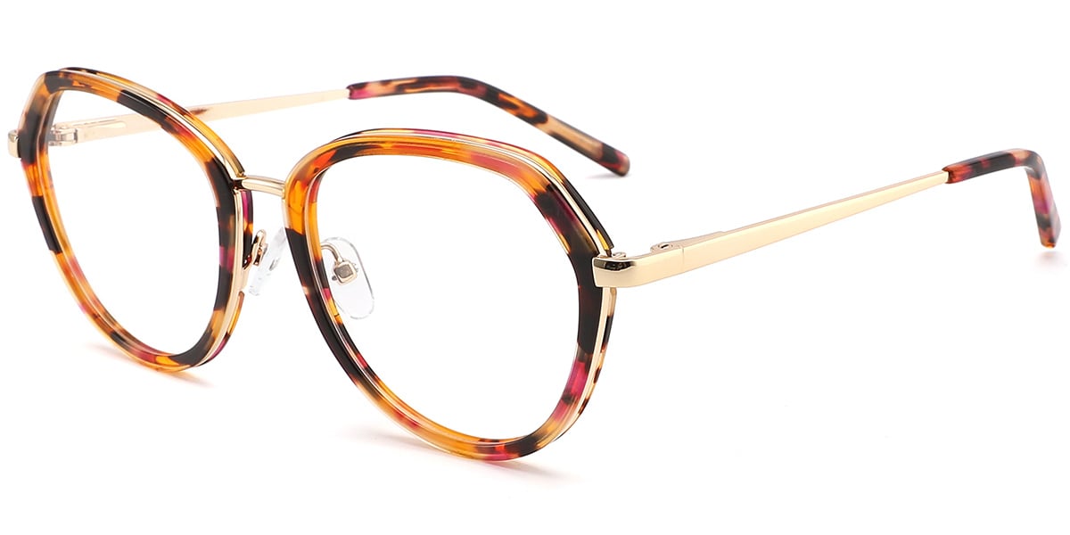 Geometric Eyeglasses F9755