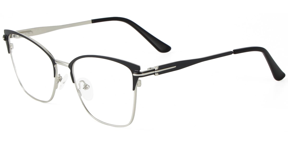 Acetate Metal Cat Eye Frame F8874