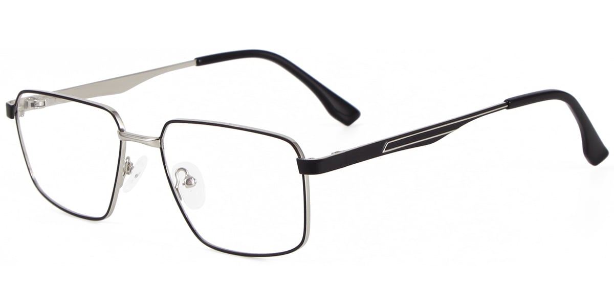 Acetate Metal Rectangle Frame F8750