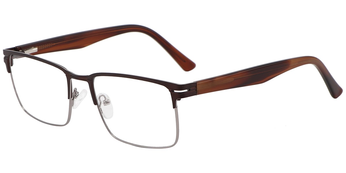 Acetate Metal Rectangle Frame F8559