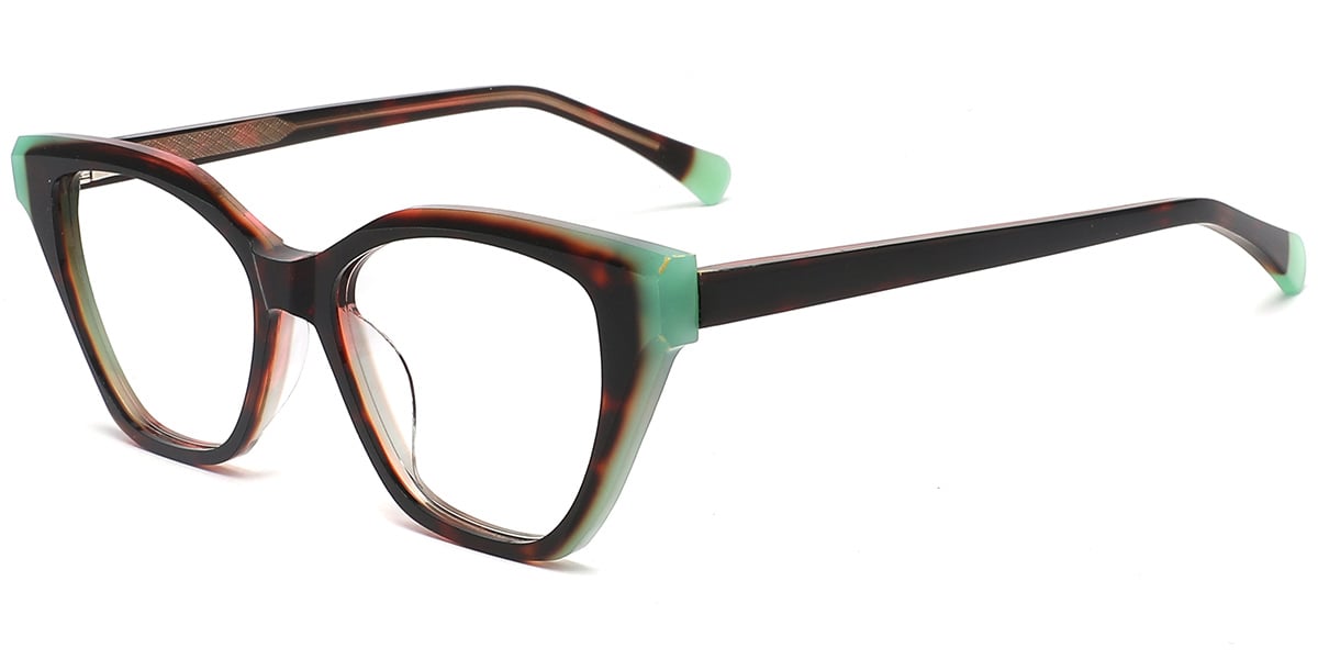 Acetate Cat Eye Frame F8435