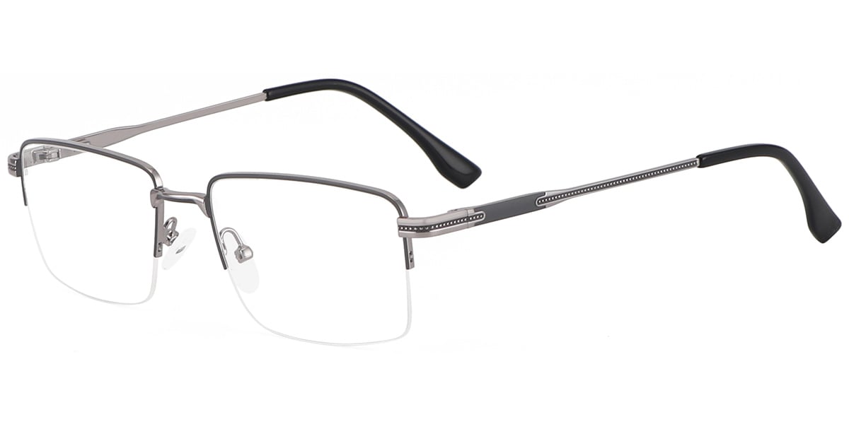 Acetate Metal Rectangle Frame F9345