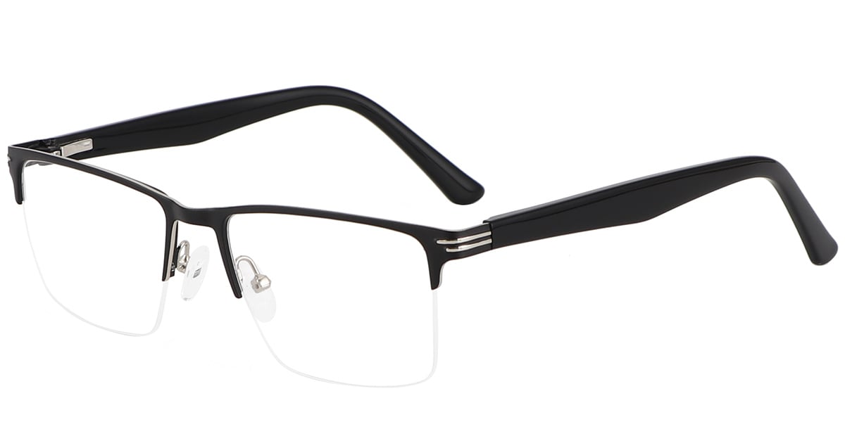 Acetate Metal Rectangle Frame F8568