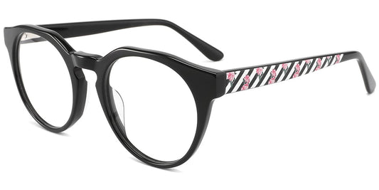 Acetate Round Frame F10192