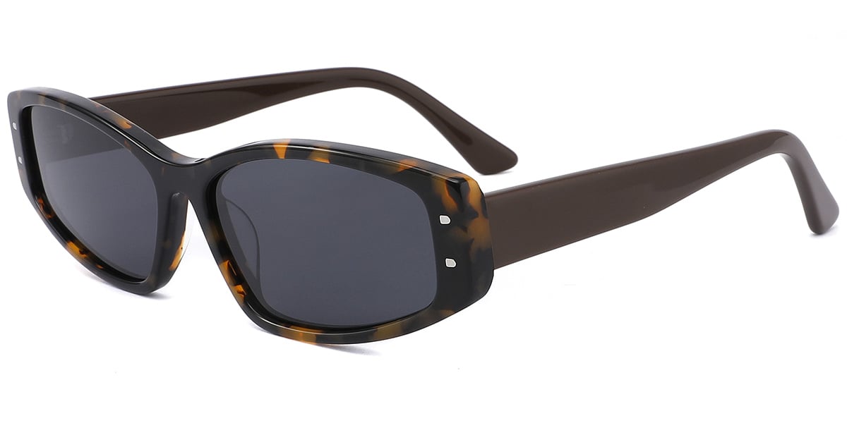 Acetate Rectangle Sunglasses SG10030