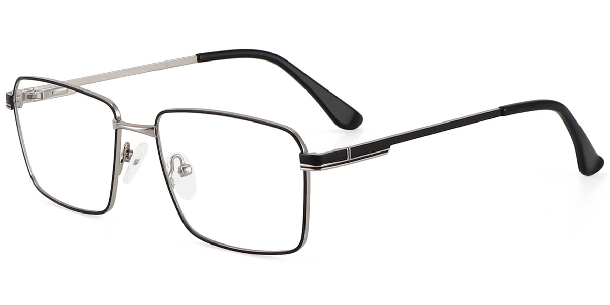 Acetate Metal Square Frame F9004
