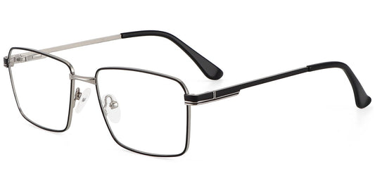 Acetate Metal Square Frame F9004