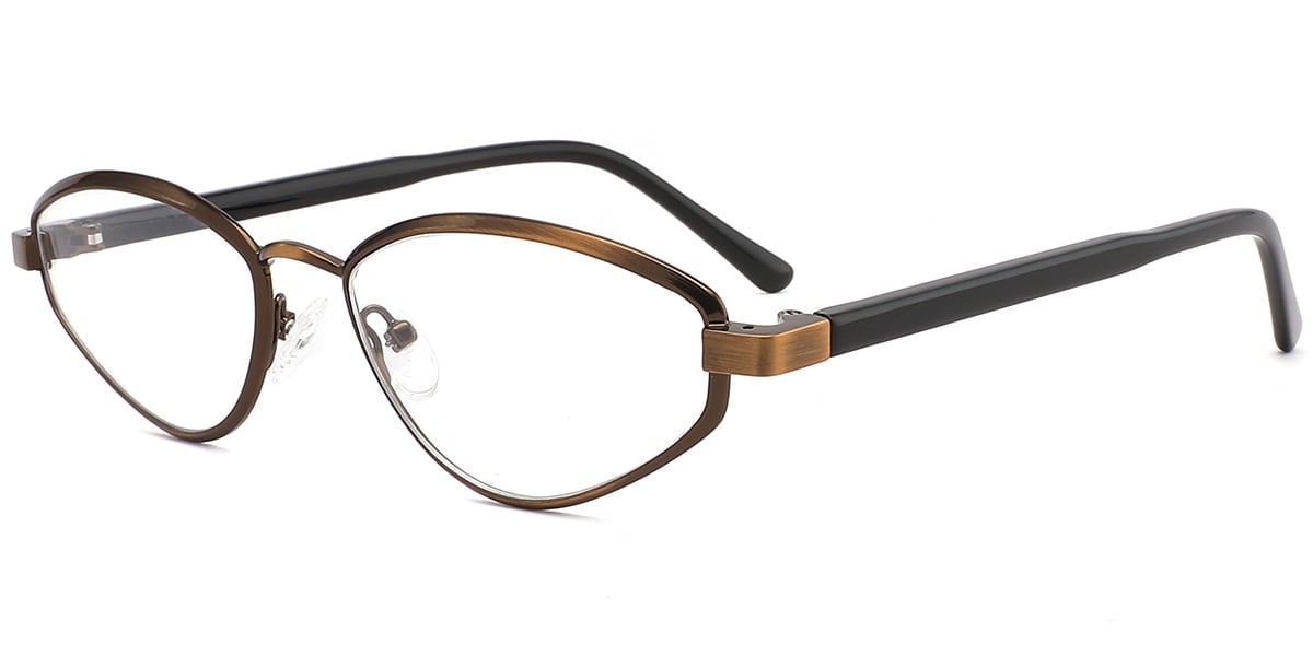Acetate Metal Geometric Frame F10401