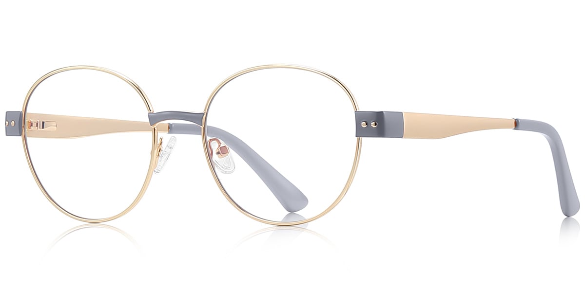 Round Eyeglasses F9607