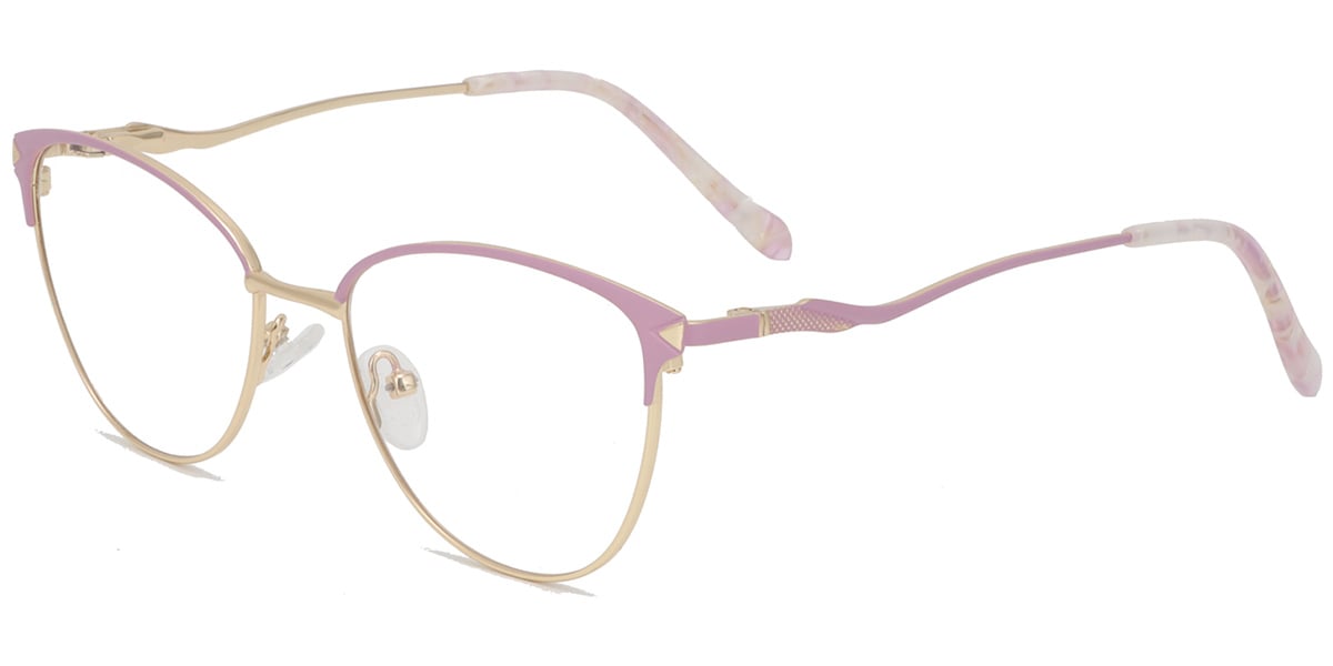 Acetate Metal Square Frame F9013