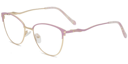 Acetate Metal Square Frame F9013