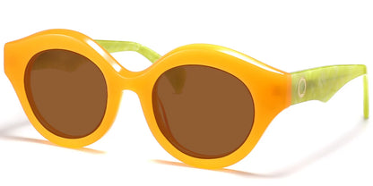 Acetate Round Geometric Sunglasses SG5986