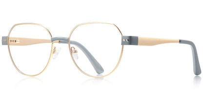Geometric Eyeglasses F9606