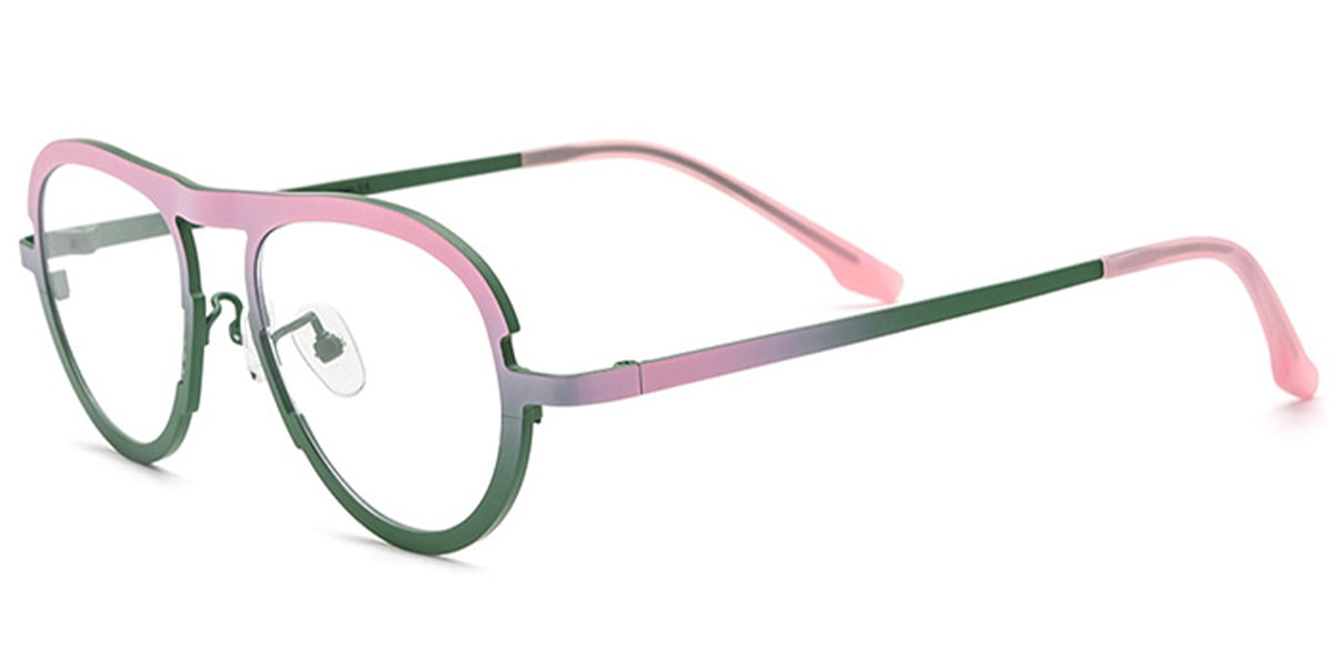 Titanium Oval Frame F6078