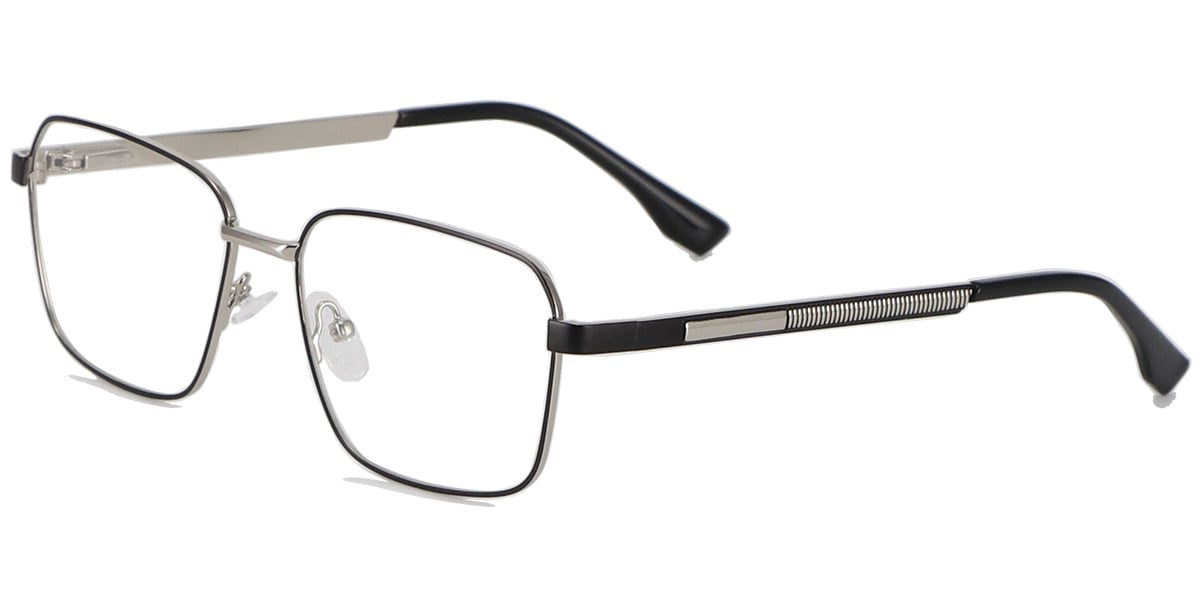 Acetate Metal Square Frame F9006