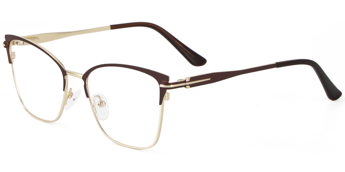 Acetate Metal Cat Eye Frame F8874