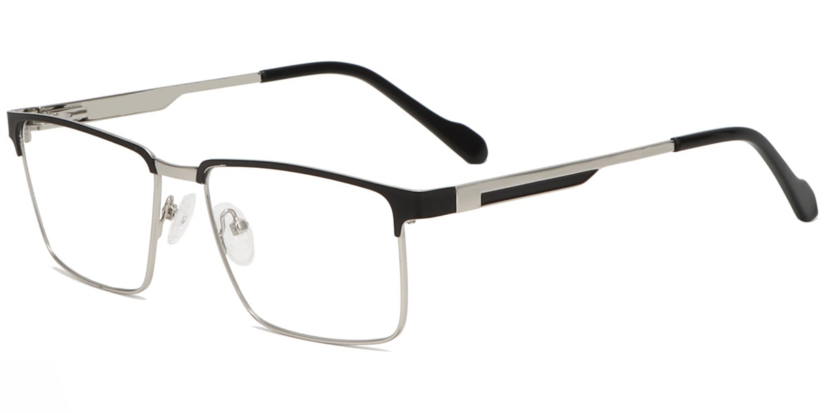 Acetate Metal Square Frame F8552