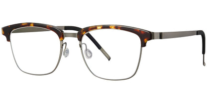 Acetate Titanium Square Frame F4297