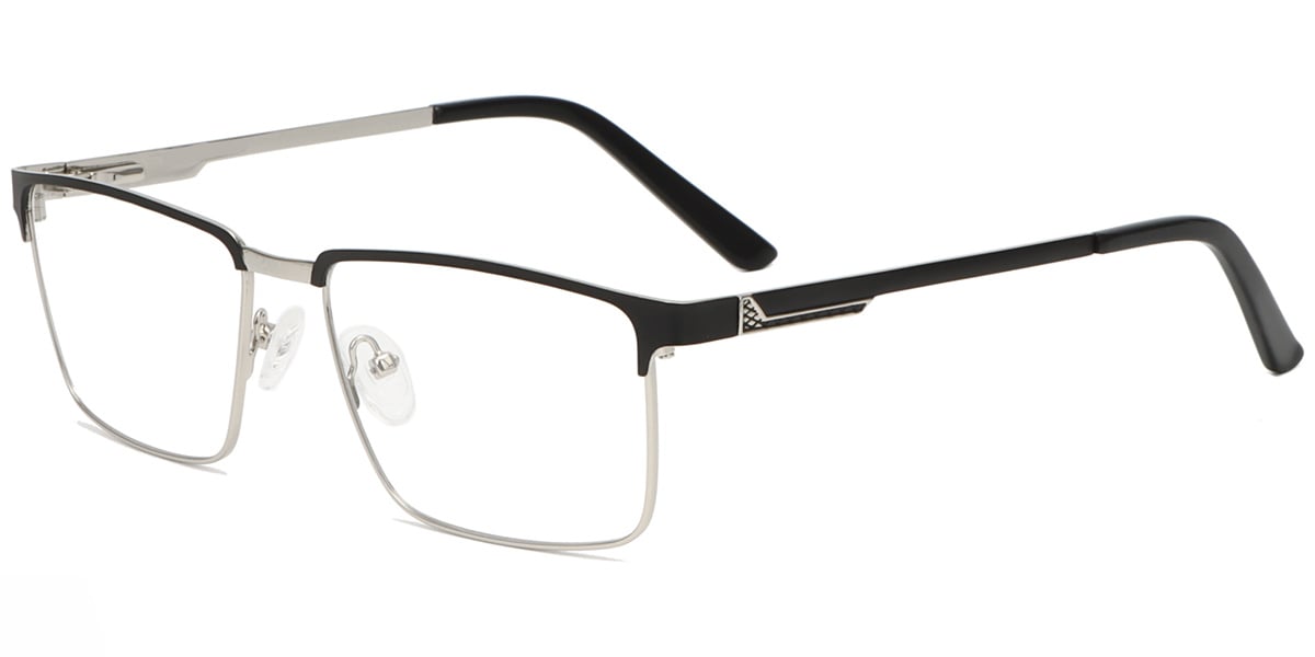 Acetate Metal Rectangle Frame F8553