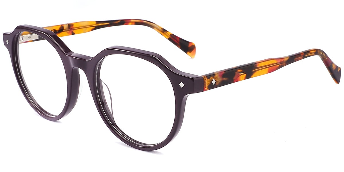 Acetate Round Frame F10217