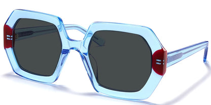 Acetate Geometric Sunglasses SG5583
