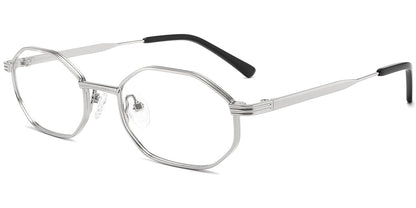 Acetate Metal Geometric Frame F10388