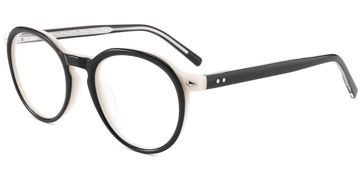 Acetate Round Frame F10185