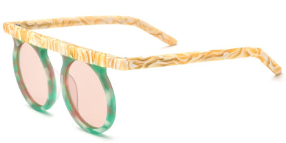 Acetate Round Sunglasses SG5814