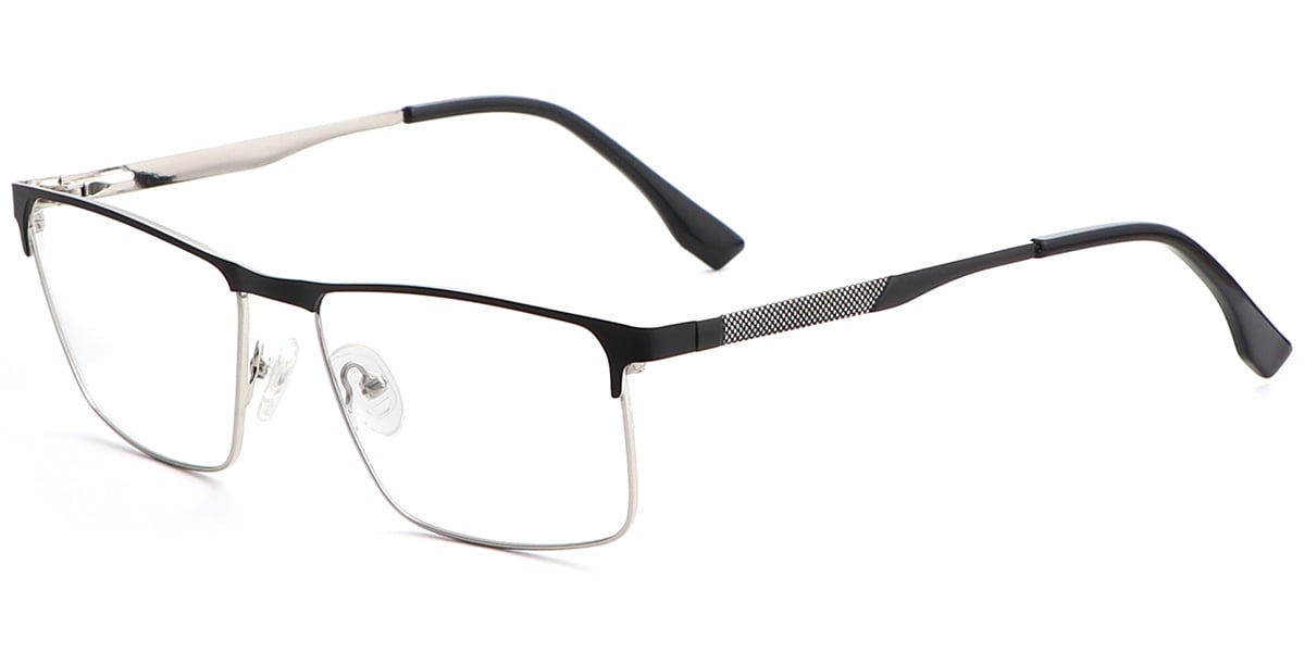 Acetate Metal Rectangle Frame F8550
