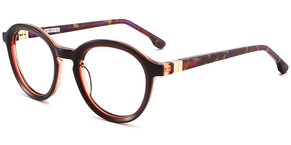 Acetate Round Frame F9376