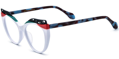 Acetate Cat Eye Frame F6896