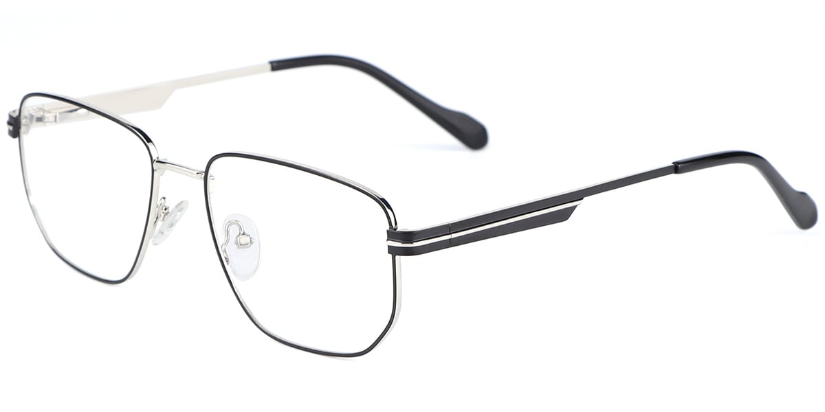 Acetate Metal Square Frame F8722