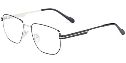 Acetate Metal Square Frame F8722
