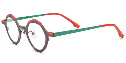 Titanium Geometric Frame F6434