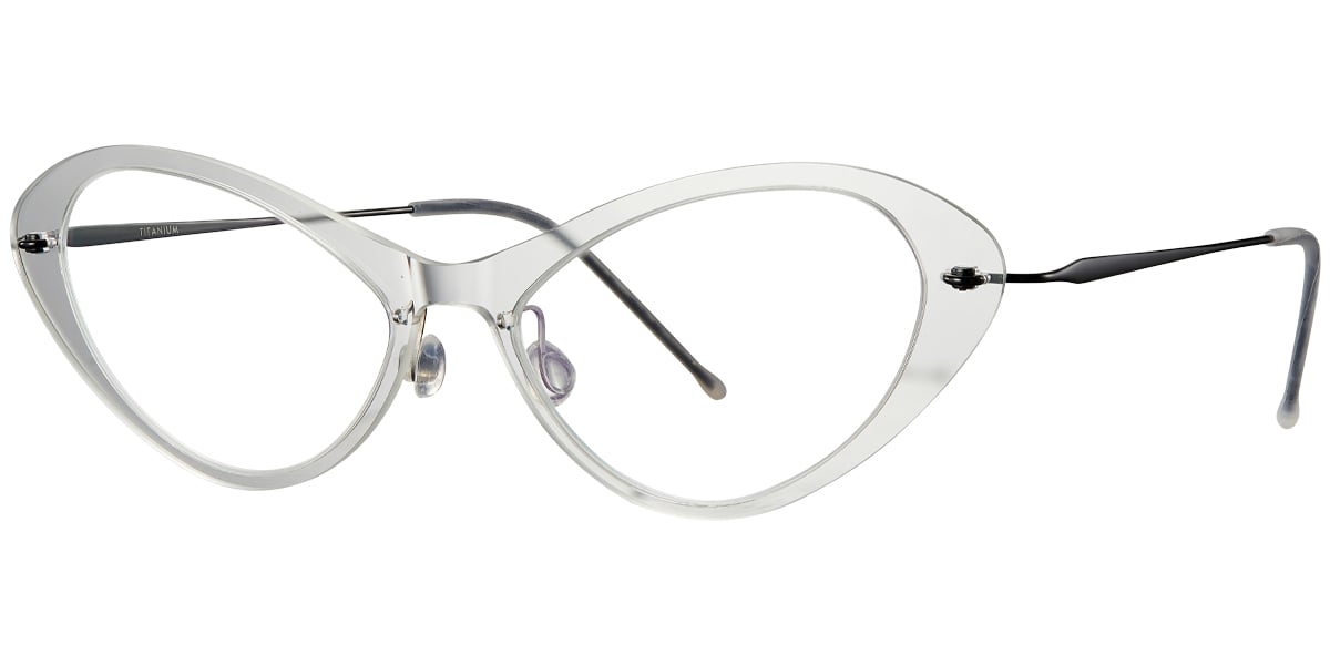 Titanium Cat Eye Frame F4317