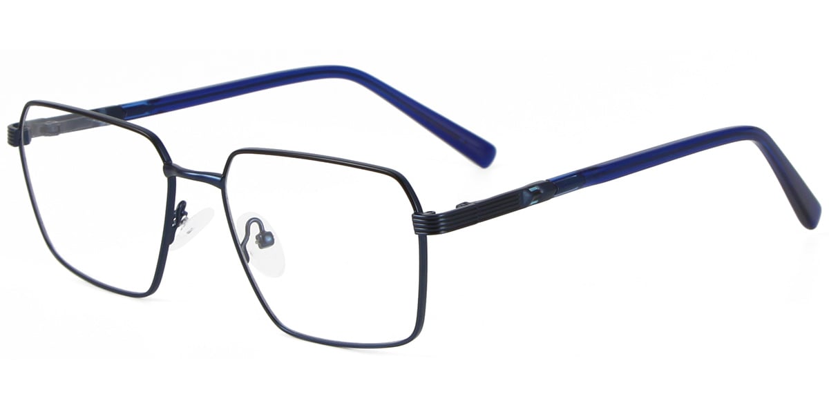 Acetate Metal Square Frame F9008