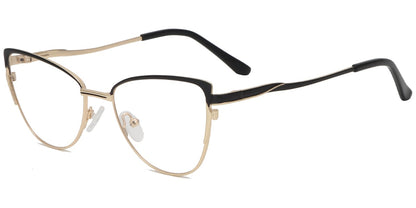 Acetate Metal Cat Eye Frame F9015