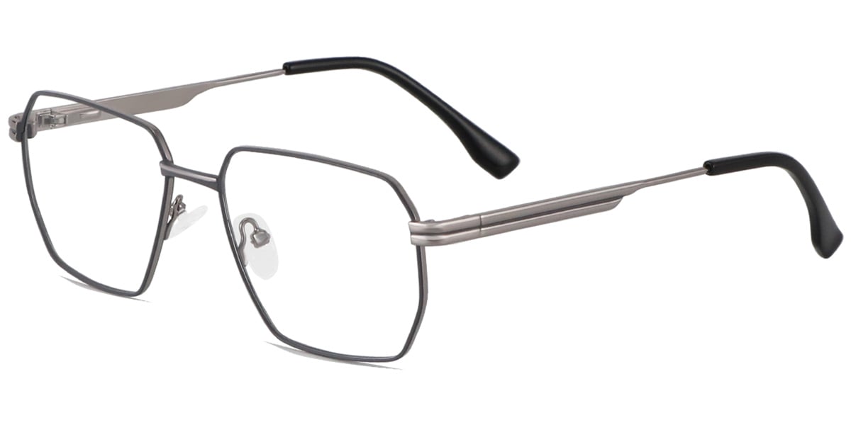 Acetate Metal Square Frame F8741
