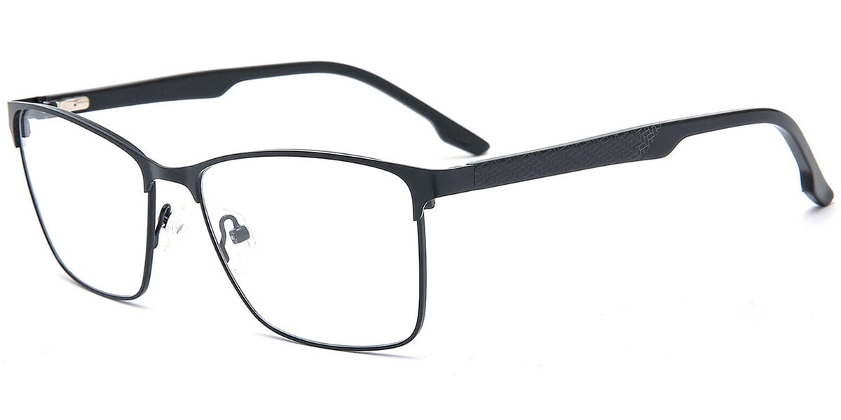 Acetate Metal Square Frame F8537